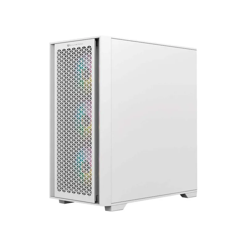 Gabinete Gamer Mini Torre Carbono Twin Mate 6000 Legend Series Balam Rush Blanco BR-938822