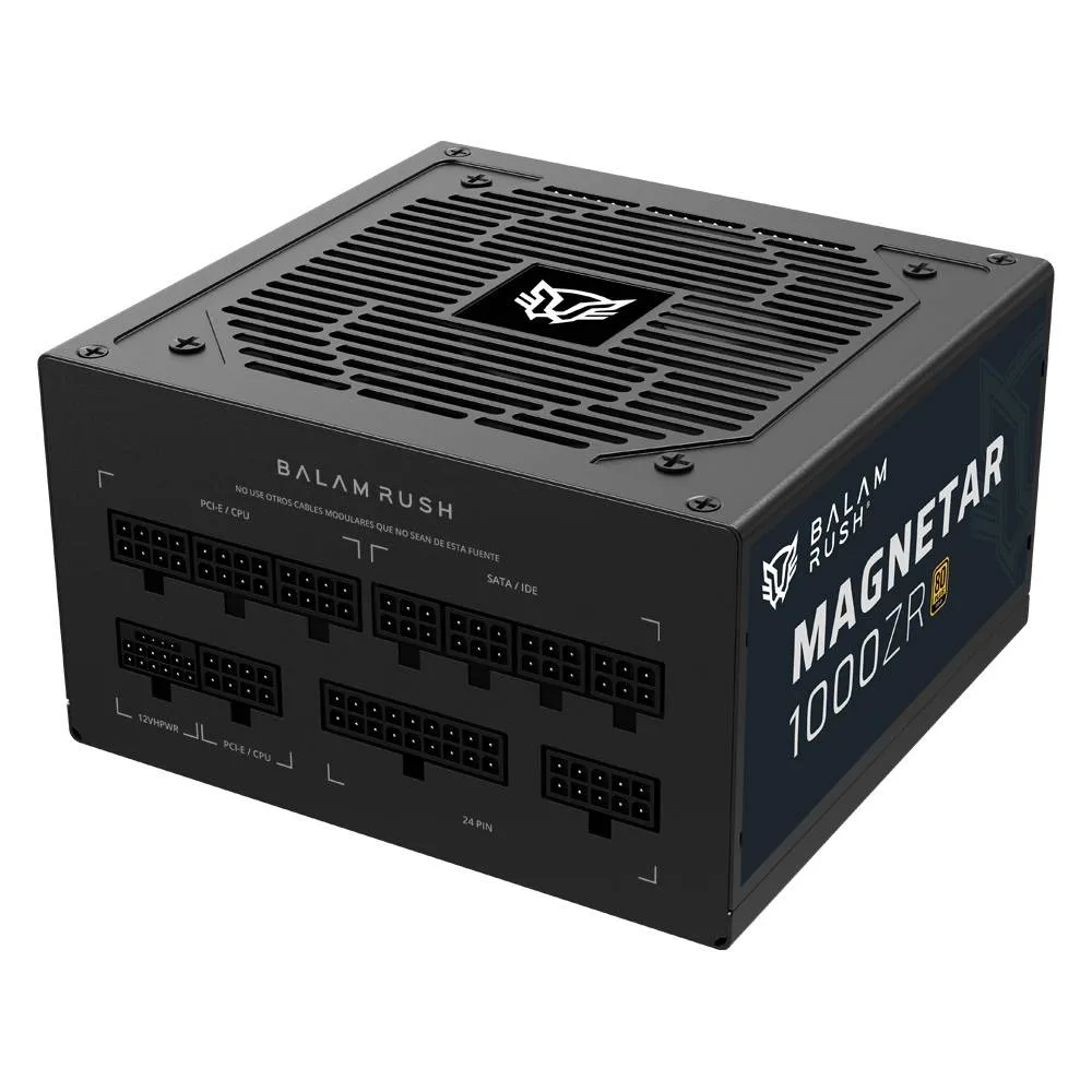 Fuente de Poder 1000W 80 Plus Gold MAGNETAR 1000ZR BALAM RUSH LEGEND SERIES 1000 W BR-940306