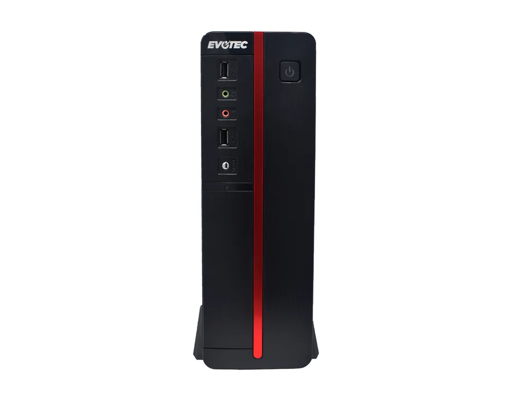 Gabinete EVOTEC Viena Slim - Gabinete, m-ATX, Negro, 600 W EV-1011