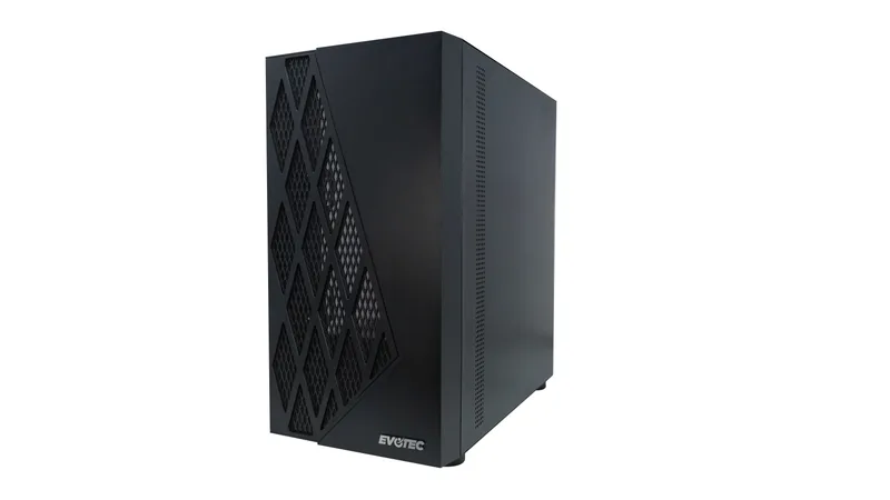 Gabinete Gaming EVOTEC EV-1018 - Gabinete, Negro
