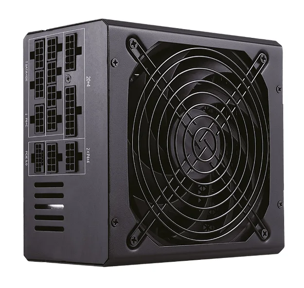 Fuente de poder GAMER NACEB na-0627 1000w 80 plus Gold Modular - Conectores: 1x 20+4pin - 2x 8pin (p4+p4) - 3x PCIe 6+2p - 3x Molex - SATA (3+1) – 1