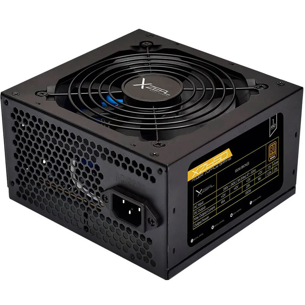 Fuente De Poder Xzeal 650W. XZPS650B Stylos 650 W