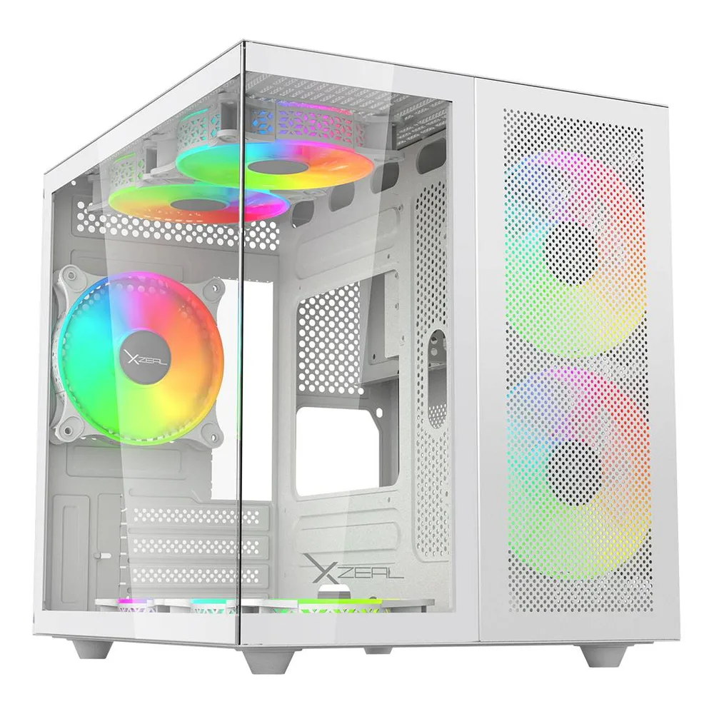 Gabinete CUBO GAMER CXi1 Blanco. XZGAMC1W Xzeal