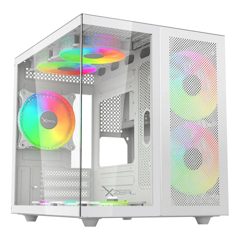 Gabinete CUBO GAMER CXi1 Blanco. XZGAMC1W Xzeal