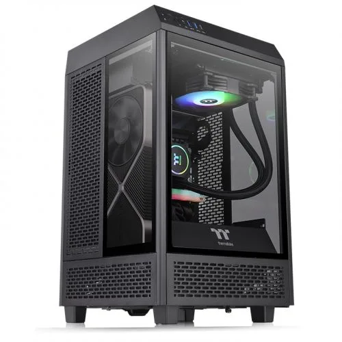Gabinete Thermaltake Tower 100 Negro Mini Tower - Mini-Tower, Mini-ITX, USB 3.0, sin Fuente CA-1R3-00S1WN-00