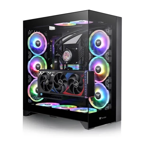 Gabinete Thermaltake CTE E600 MX Mid Tower Negro - ATX/Mini-ITX/Micro-ATX/E-ATX, USB 3.0, sin Fuente CA-1Y3-00M1WN-00