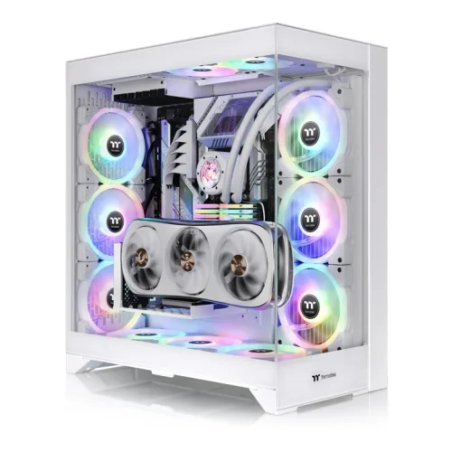 Gabinete Thermaltake CTE E600 MX Mid Tower Blanco - ATX/Mini-ITX/Micro-ATX/E-ATX, USB 3.0, sin Fuente CA-1Y3-00M6WN-00