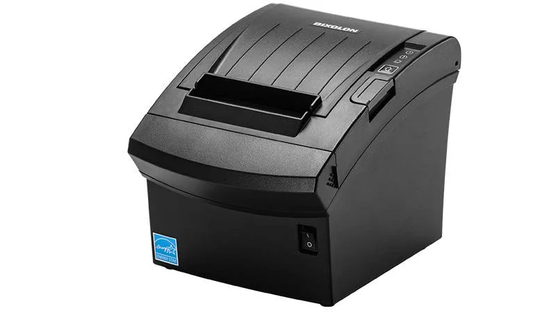 Impresora de tickets Bixolon - térmica de tickets de 3 pulgadas, con puerto paralelo, USB, y Ethernet, velocidad de impresion (400mm/s) SRP-350plusV