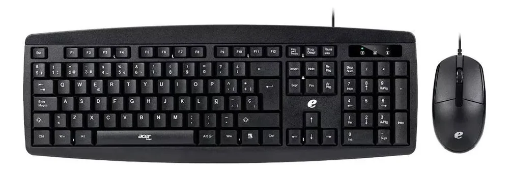 Kit Mouse Y Teclado Acer EAK030 SP Negro