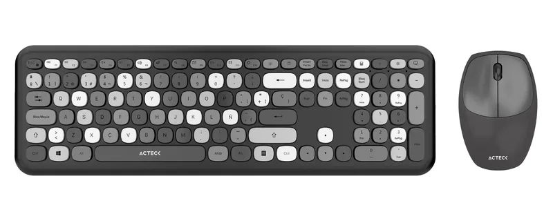 Kit Teclado y mouse Inalámbricos 2.4hz Creator Chic MK475 Advanced Series ACTECK AC-935166