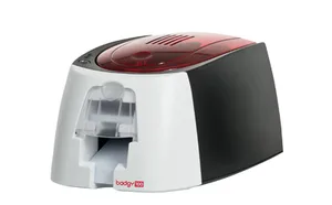 Kit Badgy EVOLIS - PVC, Negro, Rojo, Color blanco, Pintar por sublimación/Transferencia térmica, Kit de Credencializacion B12U0000RS