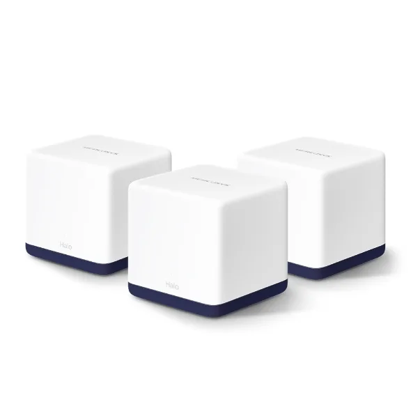 Sist. Wifi para Todo el Hogar AC1900 Halo H50G(3-PACK) con Doble Banda Y Control Desde la Aplicación MERCUSYS