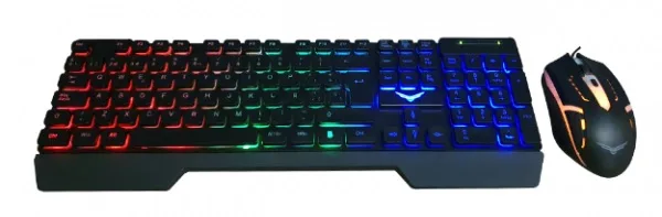 Kit Teclado y Mouse Gamer Naceb Fallen (NA-0951) - Retroiluminado, Teclado y Mouse Naceb Technology 800/1200 DPi