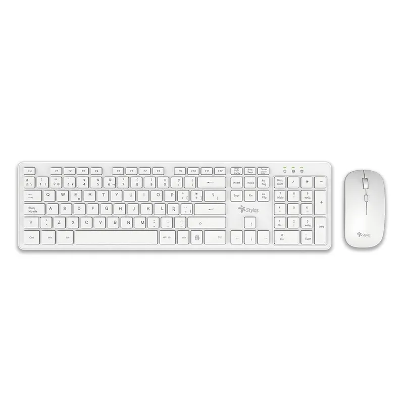 Kits para Teclado y Mouse Stylos 1600 DPI STPKTM5W