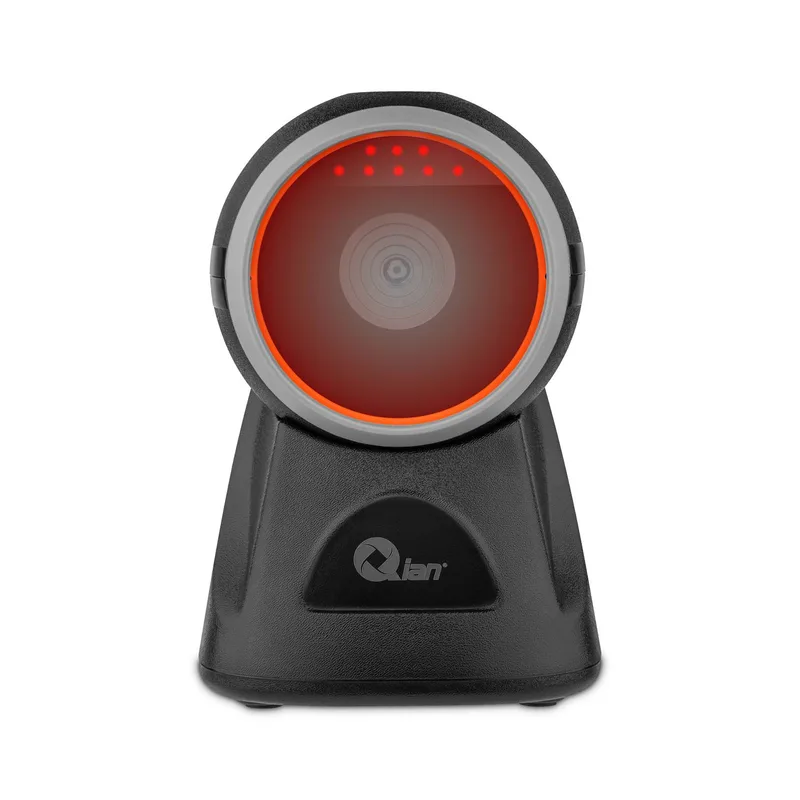Lector de Código de Barras 2D QIAN Inalámbrico- incluye base de carga - compatible con códigos 1D y 2D 1D/2D QOB-2DUSH