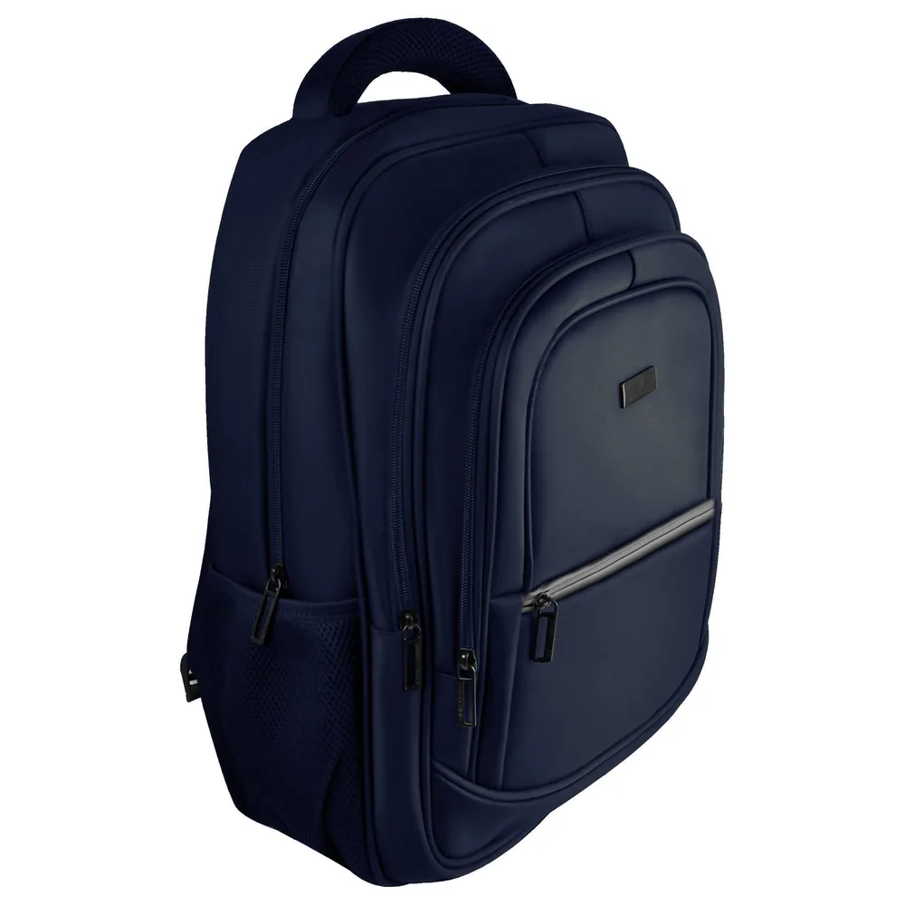 Mochila para laptop 15.6-17 Pulgadas Gran Capacidad Essentials Color Azul| PERFECT CHOICE PC-084143
