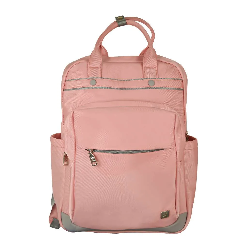 PC-084662 Mochila de mujer para laptop Elegante y Funcional Modelo Kokette Color Rosa | PERFECT CHOICE 17 pulgadas