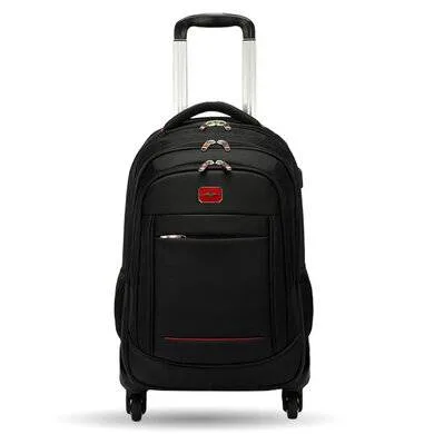 Mochila Backpack 15 a 18 Pulgadas - Antirrobo Carry On (con Ruedas) para Laptop, Negro, 406245 Brobotix