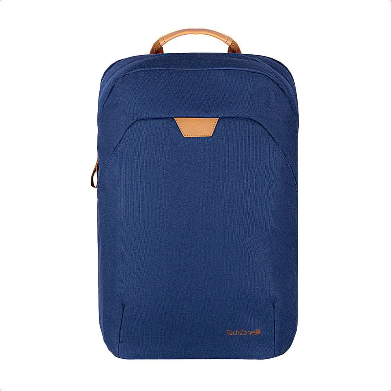 Backpack ECO HERO Techzone de 15.6 - 2 compartimientos, 1 acolchado para laptop, color Azul, GARANTIA LIMITADA DE POR VIDA 15.6 pulgadas TZLBP56W-A