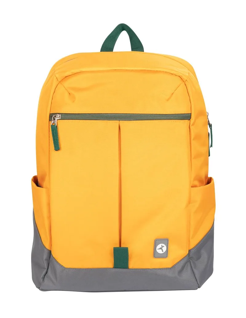 Backpack RAINBOW TZLBP26-G TECHZONE COLORS - 100 Poliéster, Color Amarillo, GARANTIA LIMITADA DE POR VIDA 16 pulgadas