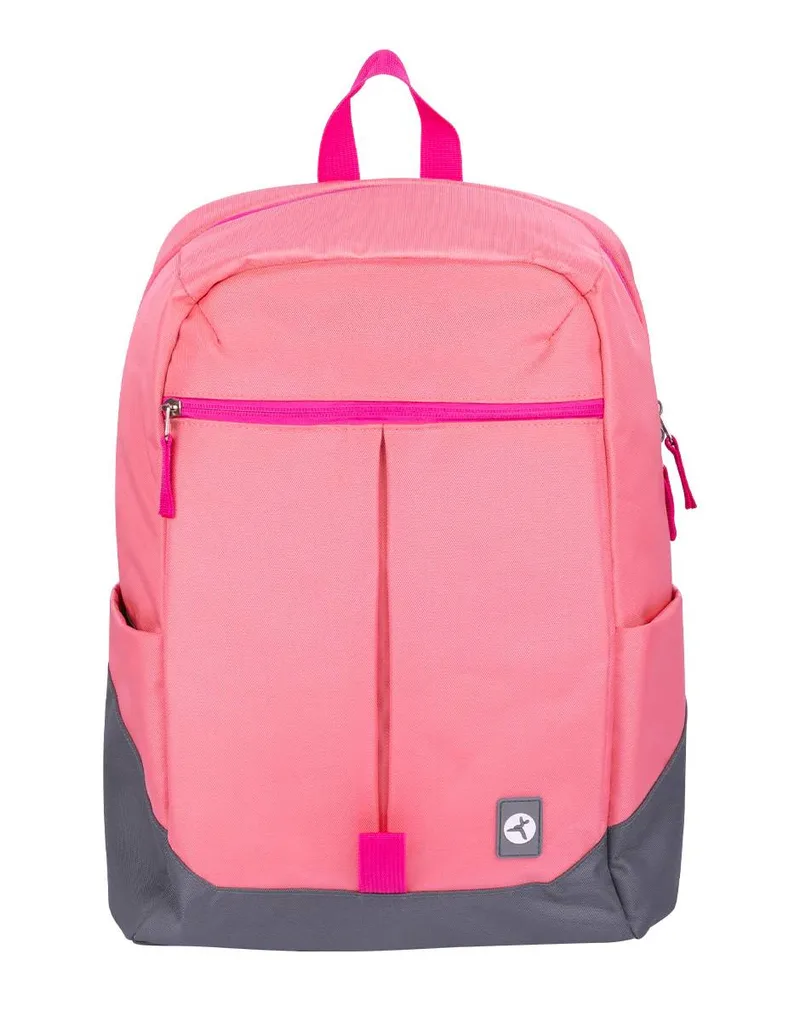 Backpack RAINBOW TZLBP26-R TECHZONE COLORS 16 - color Rosa, 100 Poliester GARANTIA LIMITADA DE POR VIDA 16 pulgadas