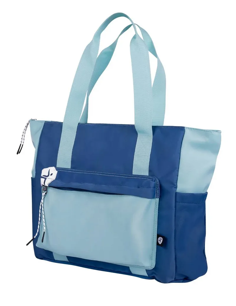 TOTEBAG AZUL PARA LAPTOP 16 Pulgadas TZLB01-V - color azul y turquesa TECHZONE