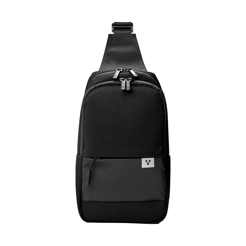 Mochila Pechera Cruzada Vorago CB-300 Polyester Negra Negro
