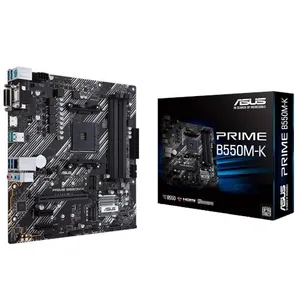 Tarjeta Madre ASUS PRIME B550M-K - micro ATX, AMD, Ryzen AM4, PCIe 4, HDMI / D-Sub / DVI, SATA 6 Gbps 128 GB 90MB14V0-M0AAY0