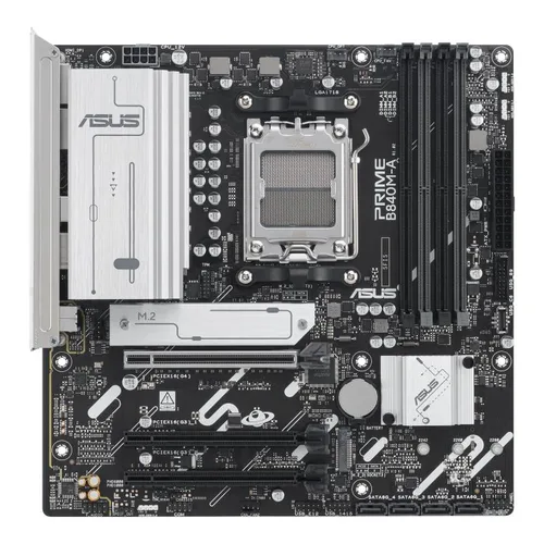 MB ASUS PRIME B840M-A AMD Socket AM5 - Ryzen 9000 8000 7000 Series, Ethernet ASUS LANGuard, micro-ATX DDR5-SDRAM