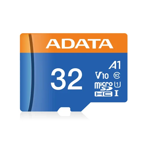 Micro SD ADATA PREMIER (A1 V10) - 32 GB, 100 MB/s, 25 MB/s, Negro, Clase 10 AUSDH32GUICL10A1-RA1