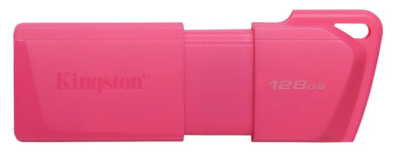Memoria Usb Kingston Datatraveler Exodia M 128GB 3.2 Gen 1 Retráctil Rosa Neon Kingston Technology 128 GB KC-U2L128-7LN