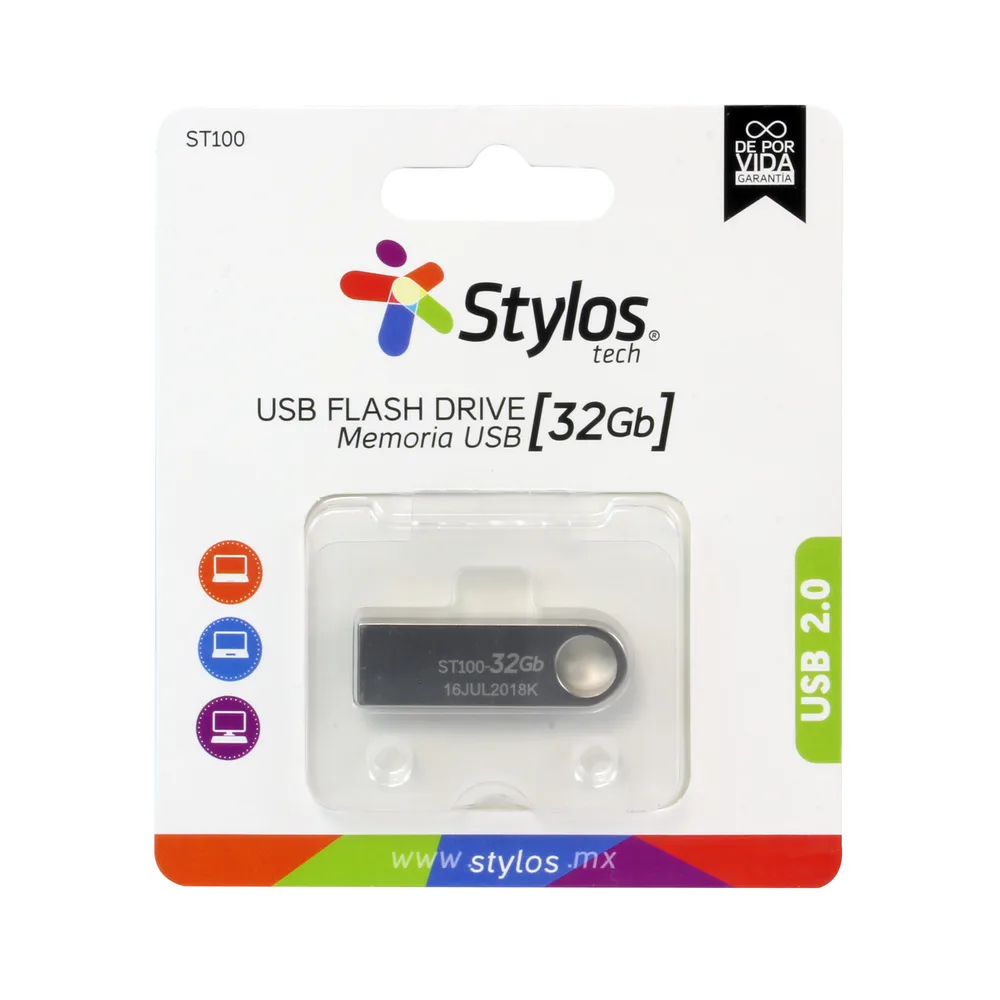 Memoria USB 32GB Stylos. STMUSB3B 32 GB