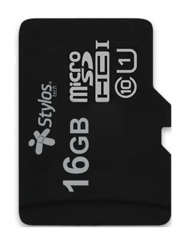 Memoria Micro SD 16GB S/A Stylos. STMSDS2B 16 GB