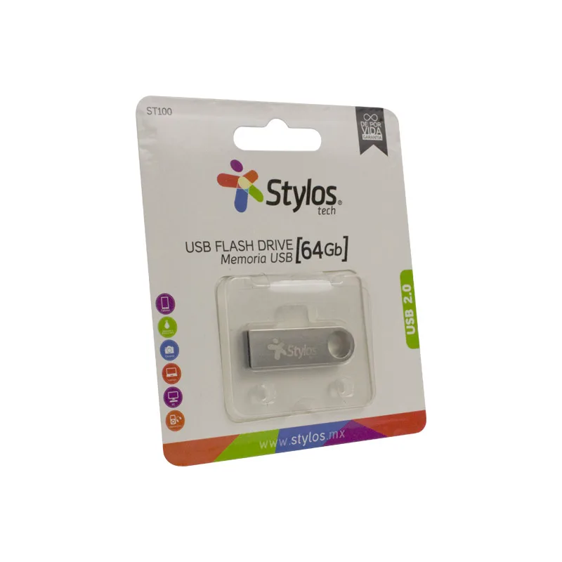 Memoria USB 64GB Stylos. STMUSB4B 64 GB
