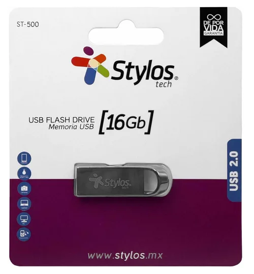 Memorias USB Stylos STMUS516B | Tec-Micro