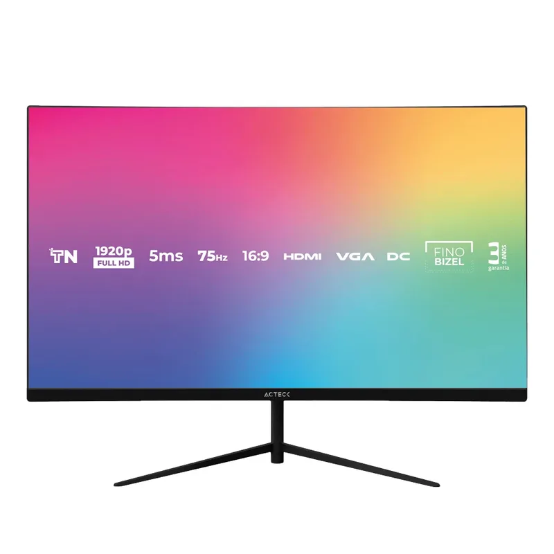 Monitor plano 27 pulgadas Captive Vivid SP270 Elite Series ACTECK 75 Hz AC-935845