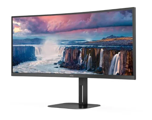 Monitor AOC CURVO Modelo CU34V5CW/BK Brillo 300CD/M2 (MPRT) Tiempo de respuesta 4ms 100 Hz