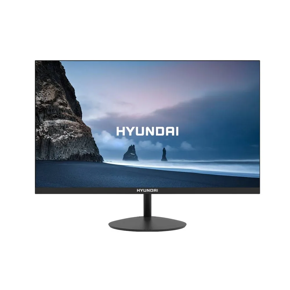 Monitor LED - HYUNDAI 21.45 Pulgadas HT21FOMBK02 Resolución 1920x1080 Full HD, Montaje Vesa, Incluye cable HDMI, Negro 60 Hz