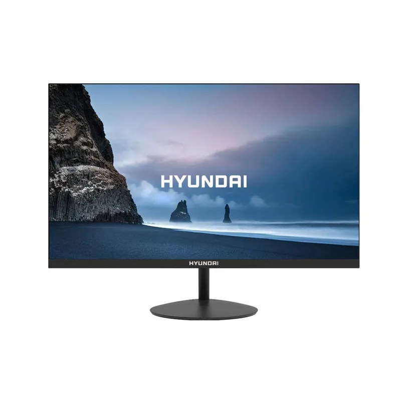 Monitor LED - HYUNDAI 21.45 Pulgadas HT21FOMBK02 Resolución 1920x1080 Full HD, Montaje Vesa, Incluye cable HDMI, Negro 60 Hz