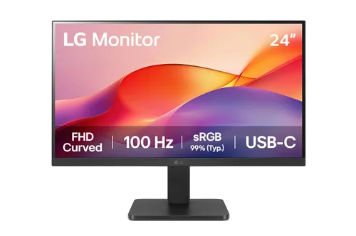Mon LG 23.8 (24U421A-B) FHD Curvo 100HZ 100 Hz