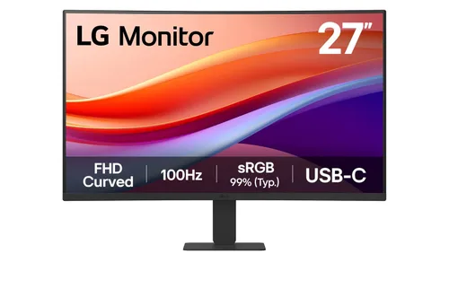 MONLGE3190 Mon LG 27 (27U421A-B) FHD Cur Usb-c 100 Hz