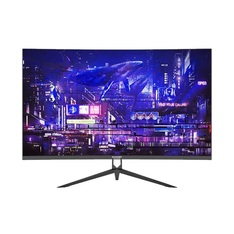 Monitor Curvo Oasis 32 NA-0644 panel VA Gaming - QHD 2560 × 1440, 180 Hz, respuesta de 1 ms, Adaptive Sync, bocinas integradas y curvatura 1800R