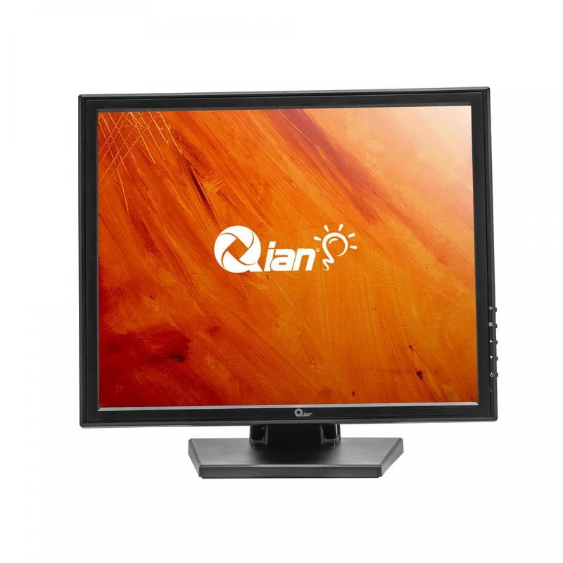 Qian Monitor Touch 17 Pulgadas Tiago - 1280X1024P, FREC60HZ, Conectividad Vga, Hdmi Y Usb, 5MS, 5 Puntos, Inclinacion 90 Grados Mod. QPM-17-01