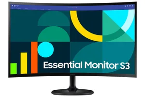 Monitor Samsung 27 Pulgadas Essential - FHD, Curvatura 1800R, 75Hz, 4ms, color Negro, LS27D360GALXZX 100 Hz