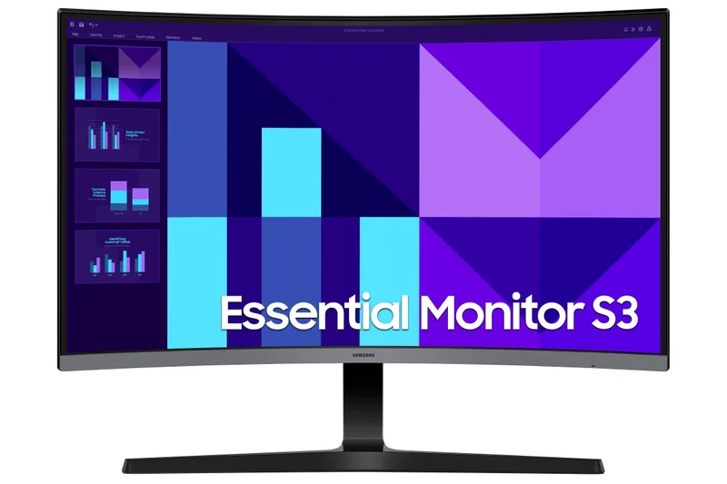 Monitor Curvo 27 pulgadas Essential S3 - S39GD, FHD, 100Hz, 4ms, LS27D390GALXZX SAMSUNG 100 Hz