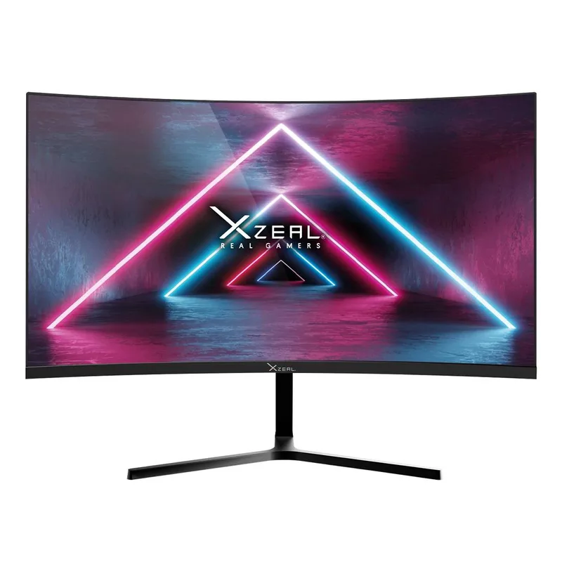 Monitor Xzeal 23.8 pulgadas Xzeal XSPMG07B XST-570-1 Panel Curvo VA FHD 100Hz 5ms 1xVGA + 1xHDMI + Vesa 100x100mm Negro 100 Hz