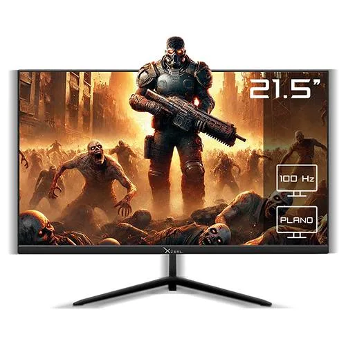 Monitor Xzeal 21.5 XST 580-1 Panel Plano VA HD 100Hz 5ms 1xVGA + 1xHDMI + 1xDC + Vesa 75x75mm Negro 100 Hz XSPMG09B