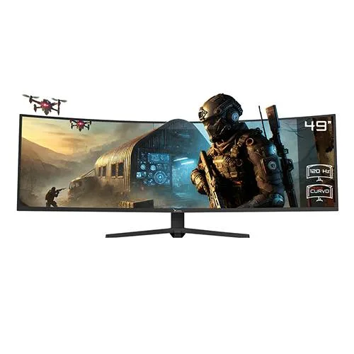 Monitor Xzeal 49 Xzeal XZ4090 Panel Curvo VA 5K 120Hz 4ms 2xDP + 2xHDMI Negro 120 Hz XZMO491B