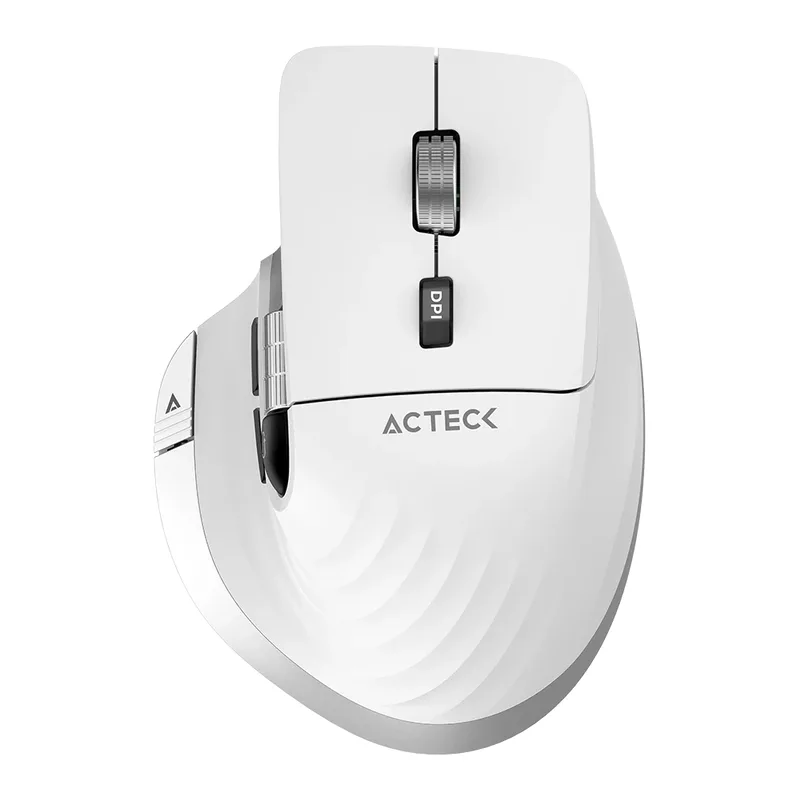 Mouse Inalámbrico Vertical Profesional Virtuos Pro MI780 ACTECK Scroll Horizontal Ultra Fast de acero AC-936194