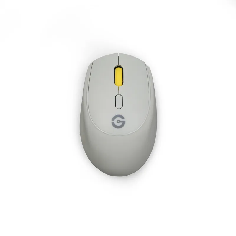 Getttech Mouse Inalambrico Gris - 2 Botones Y Rueda de Desplazamiento, Sensor FCT3065 Resolucion Desde 800 Hasta 1600PPP, Mod. GAC-24407G 1600 DPI